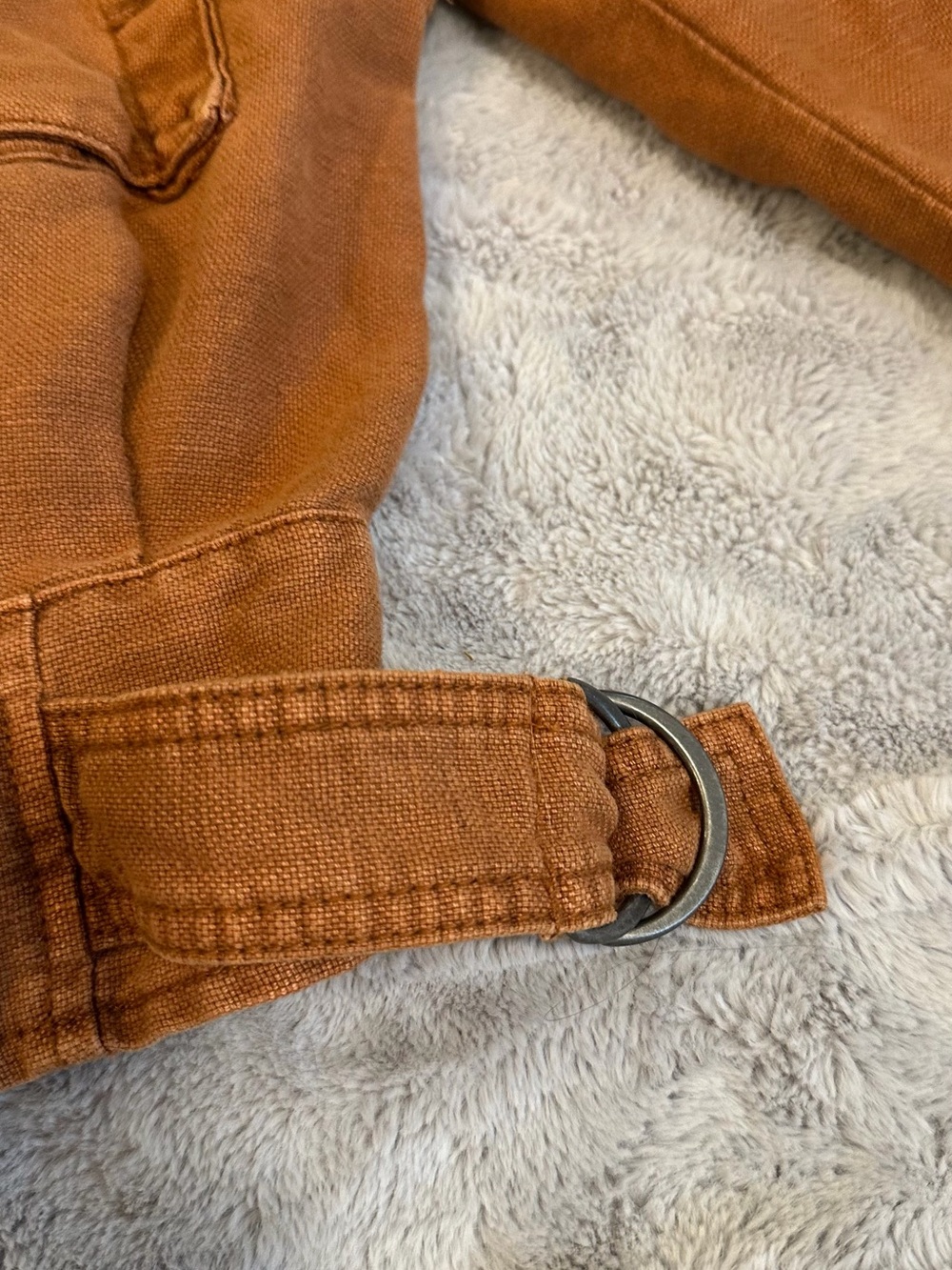 Free People Rust Brown Cargo Jacket - Picture 2 of 5